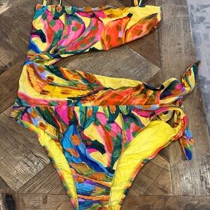 FARM Rio Multicolor One Piece Swimsuit